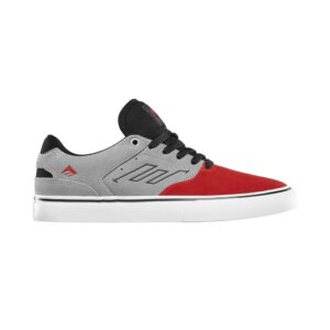 tenies emerica the low vulc rojos gris negro