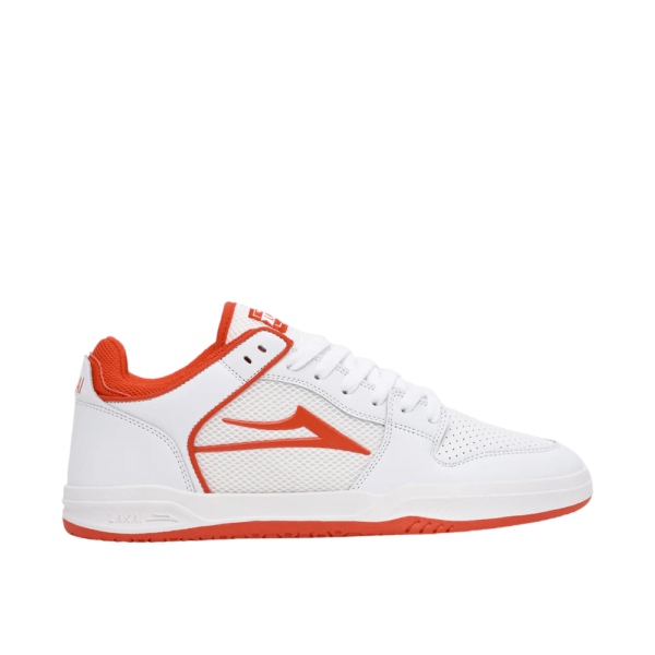 tenis lakai telford blancos con rojo skate hombre